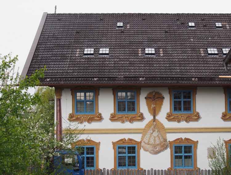 Ett hus i Eglfing.